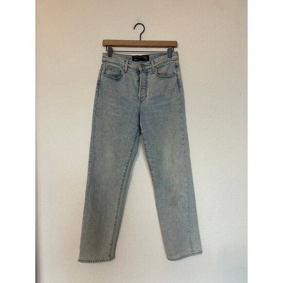 Veronica Beard Blake High-Rise Classic Straight Jeans - Picture 2 of 5